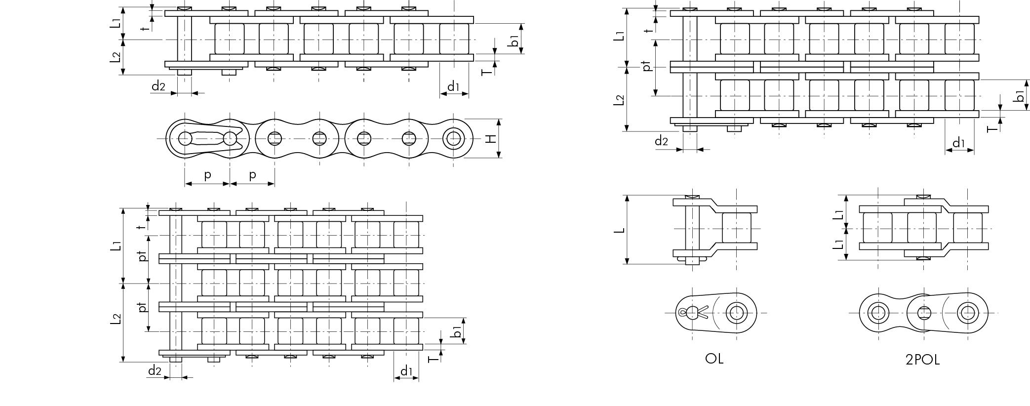 BS.jpg Roller chain Tsubaki RF06B NP 1 CL (SC) - BS NP Chain (Connecting Link - spring clip type) - Image 2
