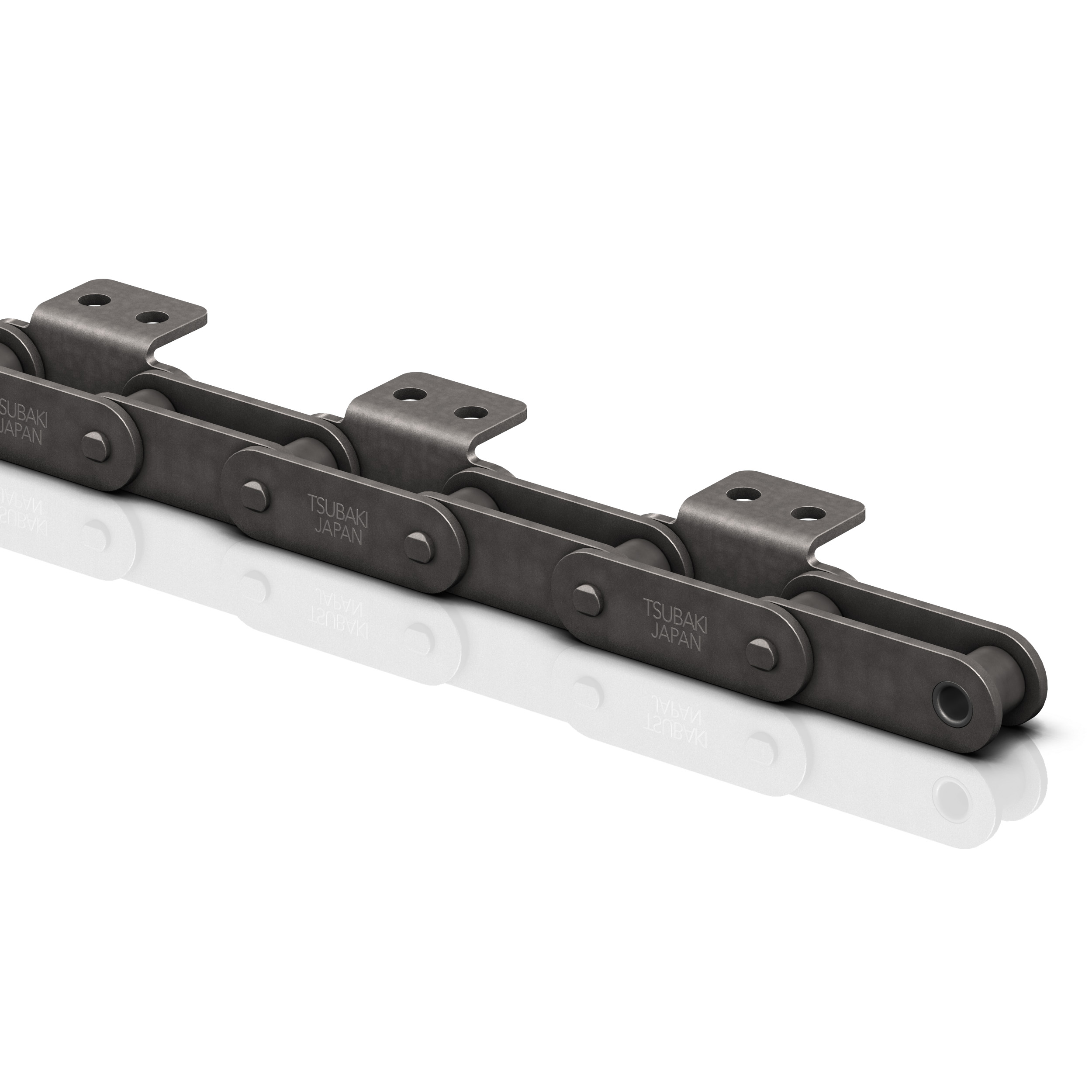 Roller chain Tsubaki RF2040-S RP 2LA2 - ANSI Double Pitch Standard Chain